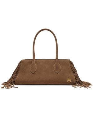 Amiri Fringe 40 Shoulder Bag - Brown