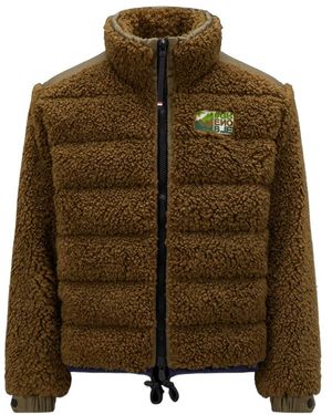 Moncler Grenoble Zip-Up High Neck Jacket - Green