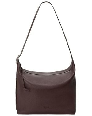 Loewe Zippered Shoulder Bag - Brown
