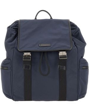 Gianni Chiarini Oslo Flap Backpack - Blue