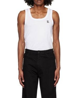 Raf Simons Jersey Vest - White