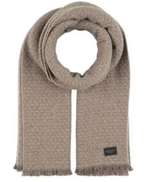 Rag & Bone Blended Knit Long Scarf - Grey