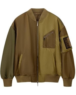 Emporio Armani Reversible Zip Bomber Jacket - Green