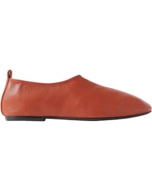 Dries Van Noten Leather Flats - Red