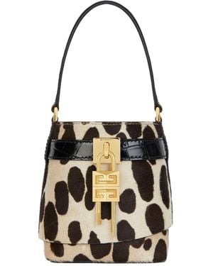 Givenchy Micro Shark Lock Bucket Bag - White