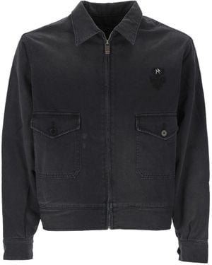 Enfants Riches Deprimes Chiens De Chasse Graphic-Patch Jacket - Black