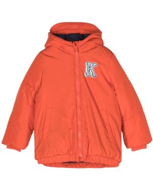 KENZO Logo Casual Jacket - Orange