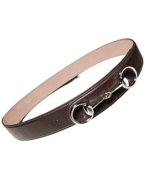 Gucci Horsebit 1955 Belt - White