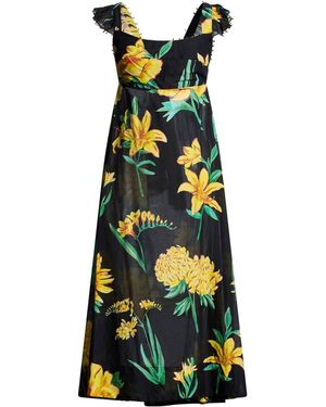 FARM Rio Floral Dress - Green