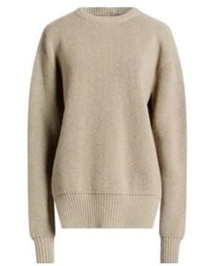 Rick Owens Solid-Color Wool Knitted Jumper - Natural