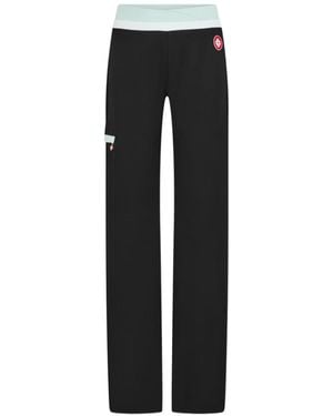 CASABLANCA Logo Patch Casual Trousers - Black
