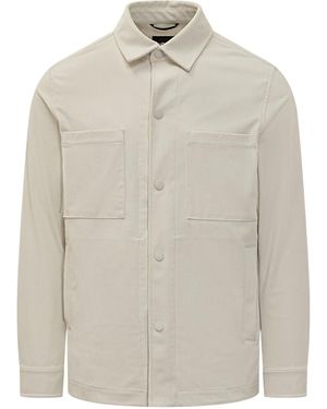 BOSS Boss Relaxed-Fit Jacket - White