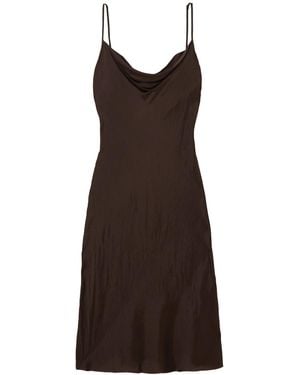 Dries Van Noten Thin Shoulder Strap Dress - Brown