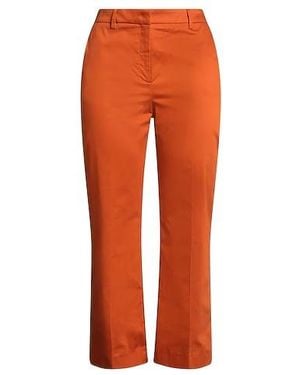 MAX&Co. Simple High-Waisted Flared Pants - Orange