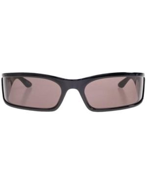 Balenciaga Eyewear Rectangle Frame Sunglasses - White
