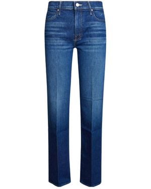 Mother The Kick It High-Waisted Jeans - Blue