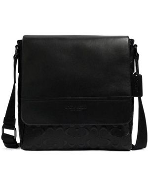 COACH Logo Cross-Body Bag - Black