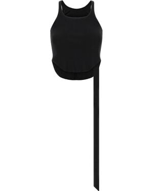 Rick Owens Sleeveless Tops - Black