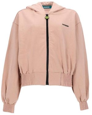 Barrow Cropped Zip-Up Hoodie - Pink