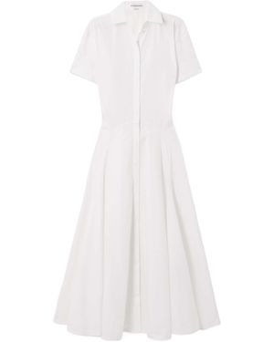 Victoria Beckham Panelled Shirt Dress - White