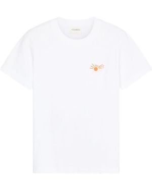Closed Embroidered Basic T-Shirt - White