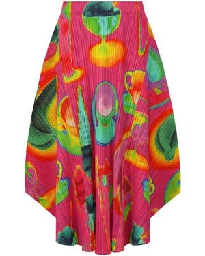 Pleats Please Issey Miyake Thermal Foods Skirt - Multicolor