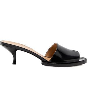 Maison Margiela Leather Mules - Black