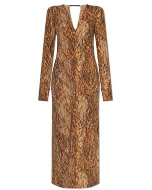 MM6 by Maison Margiela Maxi Dresses - Brown