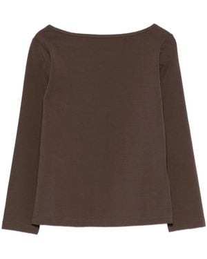 St. Agni Long-Sleeves T-Shirt - Brown