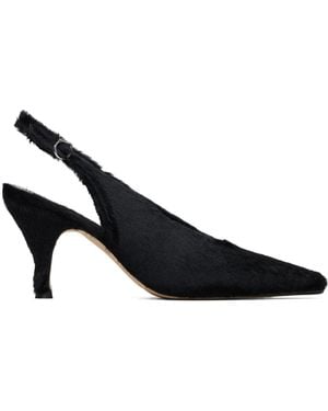 Aeyde Carla Slingback Pumps - Black