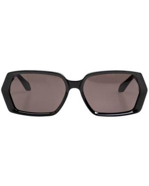 Alaïa Alaïa Geometric Rectangular Sunglasses - Multicolour