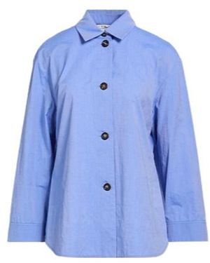 Max Mara Solid Color Shirts - Blue