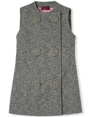 Gucci Seeded Dress - Grey