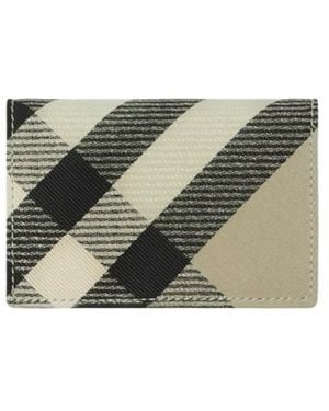 Burberry Check-Pattern Cardholder - Multicolour