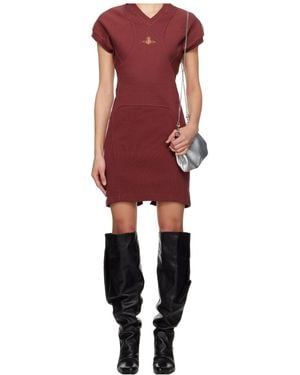 Vivienne Westwood Pourpoint Football Minidress - Red