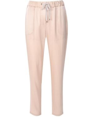 Lorena Antoniazzi Straight-Leg Track Trousers - Pink