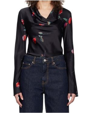 Ganni Printed Shirt - Blue