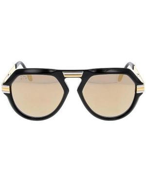 Cazal Irregular Frame Sunglasses - Metallic