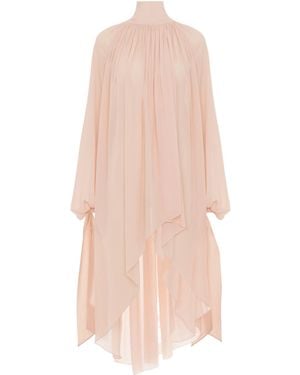 Chloé Georgette Silk Blouse - Pink