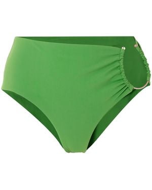 Christopher Esber Cut-Out Bikini Briefs With Embellishments - Green