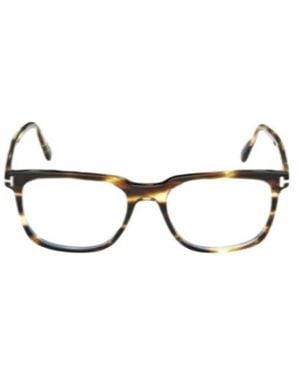 Tom Ford Eyewear Square Frame Glasses - Metallic