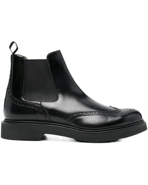 Church's Round Toe Chelsea Boots - Black