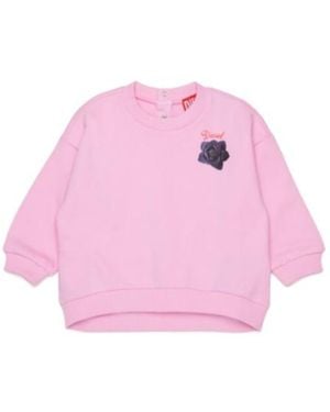 DIESEL Sroseb Rose-Print Sweater - Pink