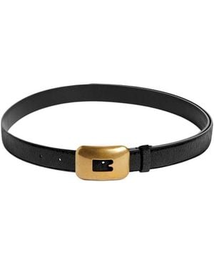 Balenciaga Rectangular Buckle Belt - White