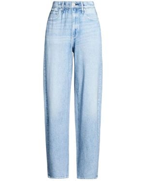 Rag & Bone Solid Colour Loose Fit Trousers - Blue