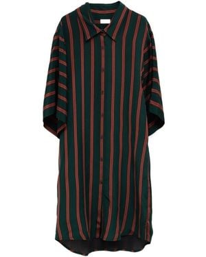Dries Van Noten Striped Dress - Black