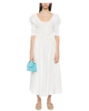 Doen Ischia Midi Dress - White
