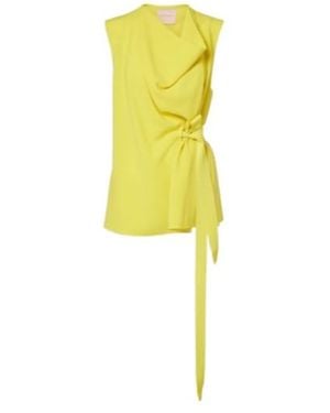 ROKSANDA Rua Draped Top - Yellow