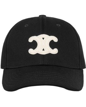 Celine Triomphe Baseball Cap - Black
