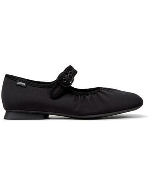 Camper Casi Myra Buckle-Fastening Ballet Flats - Black